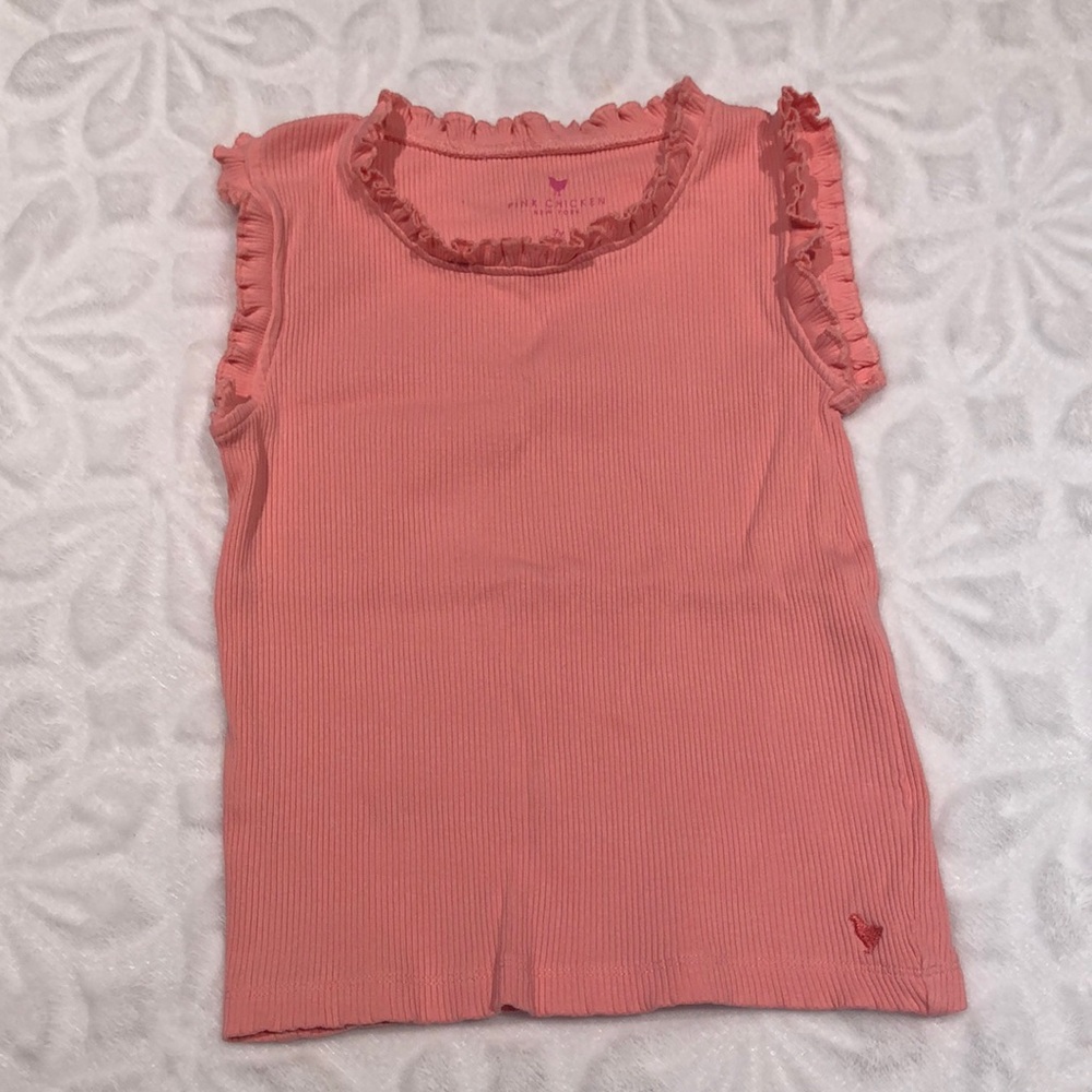 Pink chicken top